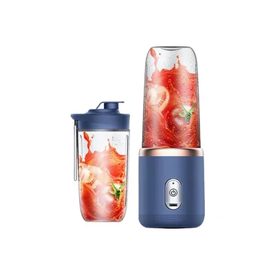 Genel Ürün 400ml Smoothie Taşınabilir Şarjlı Çok Fonksiyonlu El Blendere, Kişisel Detoks Hazırlama Mikse