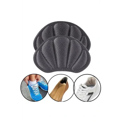 Genel Ürün Ayakkabı Vurma Önleyici Siyah Bez Ped, Yapışkanlı Dolgulu Topuk Arkası Koruma Tabanlık,