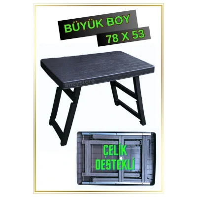 Genel Ürün Gri Holiday Hs-700 Katlanır Piknik & Kamp Masası Sehpası Antrasit Plastik