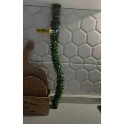 Genel Ürün 7.5 Metre Telli Taç Sarmaşık Minik Yaprak ( 1 Cm ) Şerit Yapay Çiçek Doğalgaz Borusu Süsü – Yapay Ç