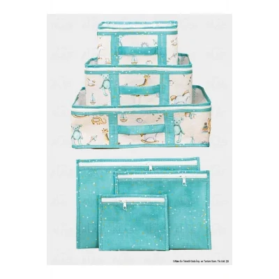 Genel Ürün Baby Doğum Çantası Çok Kullanışlı Düzenleyici 6 Parça (MAVİ)