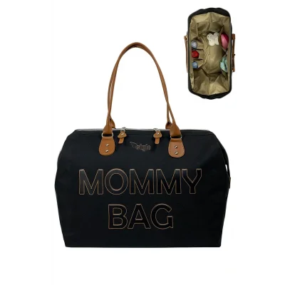 Genel Ürün Mommy Bag 3d Anne Bebek Bakım Çantası - Siyah