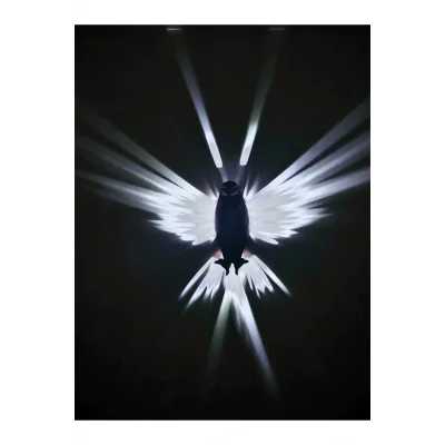 Lamba Kartal Şeklinde 3d Baskı Ile Üretilmiş Özel Üretim Dekoratif Gece Lambası/aplik