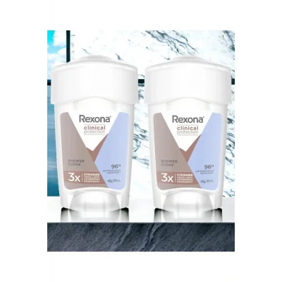 Genel Ürün 2 Adet Kadın Deo Stick Clinical Protection Shower Clean (2x45 Ml)