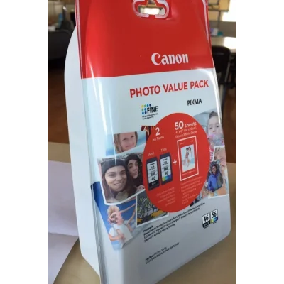 Genel Ürün Pg-46 Cl-56 Multipack 2li Mürekkep Kartuş 50 Adet 10x15