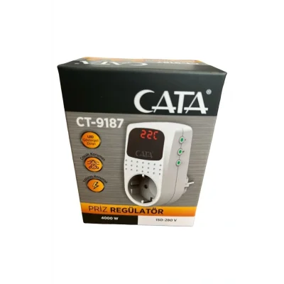 Genel Ürün Akım Korumalı Priz Dijital Regülatör Ct-9187