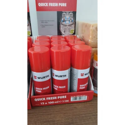 Genel Ürün Quick Fresh Pure 100 ml Klima Koku Bombası Araç Içi Tazeleme Spreyi Kötü Koku Giderici (1 ADET)