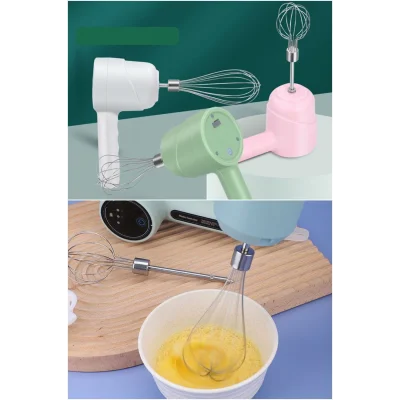 Genel Ürün Ergonomik Tasarımlı Şarjlı El Mikseri: Sağlam Malzemelerle Üretilmiş, Evde Seyahatte Karıştırma