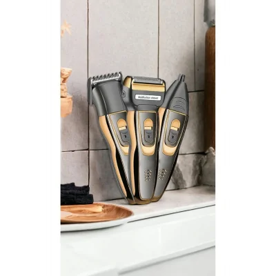 Genel Ürün Yok RD-6360 3 Başlıklı Tıraş Makinası Profesyonellerin Tercihi Altın Saç-Sakal-Burun 30 - 60 dk Isl