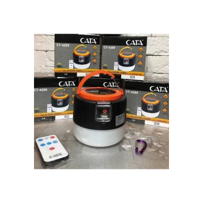 Genel Ürün Solar Kamp Feneri Işıldak, Beyaz Işık, Telefon Şarj, Kumandalı, Urla Ct-4289