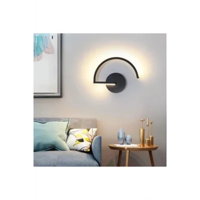 Genel Ürün Avize Siyah Modern Günışığı Ledli Aplik