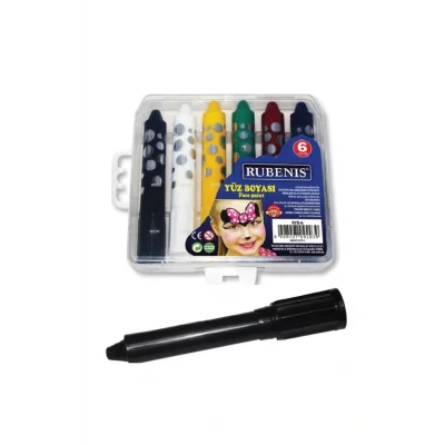 Genel Ürün Yüz Boyası Çevirmeli 6 Lı Ryb-6