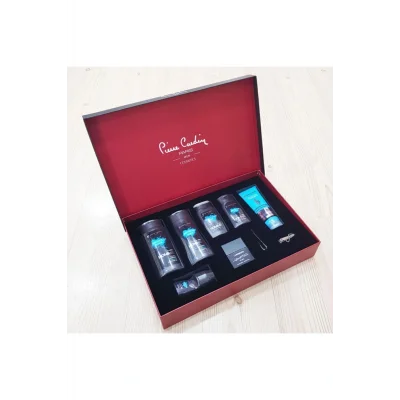 Genel Ürün Mavi 9 Parça Tıraş Kozmetik Çeyiz Seti 99071