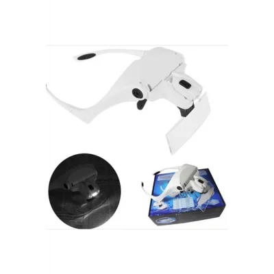 Genel Ürün Işıklı Büyüteçli Gözlük (5 Farklı Cam)