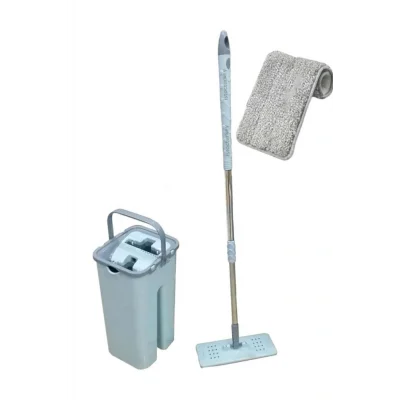 Genel Ürün Plastik Microfiber Tablet 4 4=8 Litre Mop Temizlik Seti