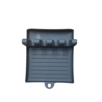 Genel Ürün Kirli Kaşık Kepçe Altlığı Ve Tencere Kapağı Koyma Aparatı Antrasit Renk Org-85