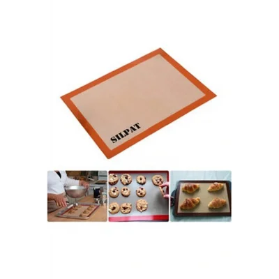 Genel Ürün Fırınlanabilir Kendinden Yağlı Silikon Pişirme Matı-hamur Açma Matı 30x40