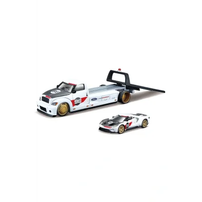 Genel Ürün 2021 Ford GT Çekici ve Araç Set 1/64 59011