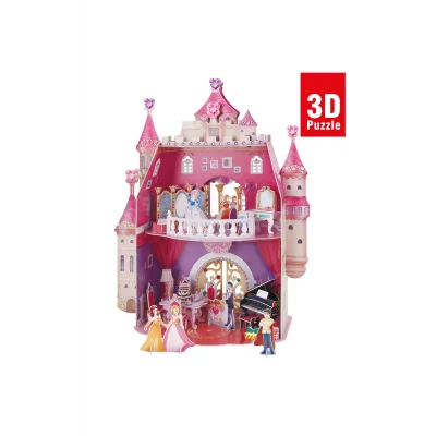 Genel Ürün 3D Puzzle Prenses Doğumgünü Şatosu