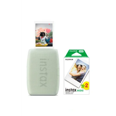 Genel Ürün Instax mini Link 3 Yeşil Akıllı Telefon Yazıcısı ve 20li mini Film