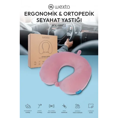Genel Ürün Seyahat Boyun Yastığı Comfort Ortopedik Seyahat Yastığı Visco