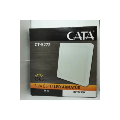 Genel Ürün 25w Sıva Üstü Kare Led Panel Armatür 6500k (BEYAZ) Ct-5272