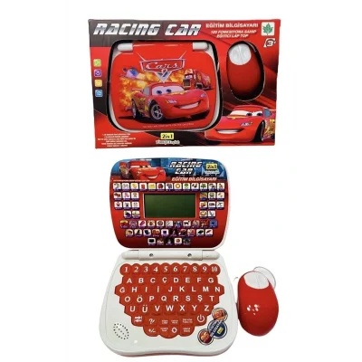 Genel Ürün Eğitici Laptop 100 Fonksiyonlu Şimşek Mcqueen Ingilizce Ve Türkçe Çocuk Bilgisayarı-rgl