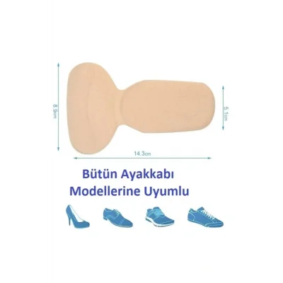 Genel Ürün 1 Çift Ten Ortopedik Tabanlık Yüksek Topuklu Ayakkabı Topuk Vurma Önleyici Koruyucu Yastığı Ped