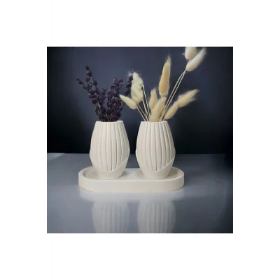 Biblo Dekoratif salon vazo seti dekoratif aksesuar, vazo, hediyelik, biblo, ev dekorasyon ürünleri
