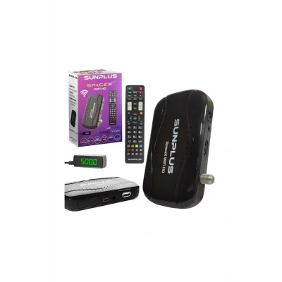 Genel Ürün Uydu Alıcı Mini Full Hd Iptv Dahili Wıfı Ucast Hıtech Spacex Hd (1 YIL IKS HEDİYE)