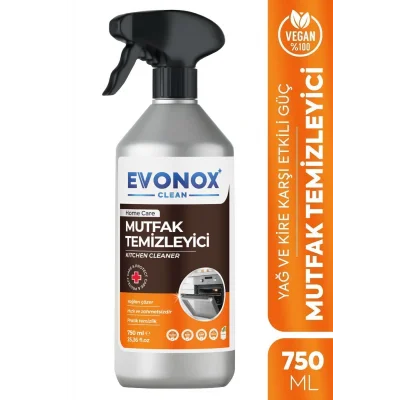 Genel Ürün Clean Ultra Güçlü Mutfak Yüzey Temizleyici ve Yağ Sökücü Limon Kokulu Sprey 750 ml