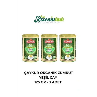 Genel Ürün ORGANİK ZÜMRÜT YEŞİL ÇAY 125 GR - 3 ADET