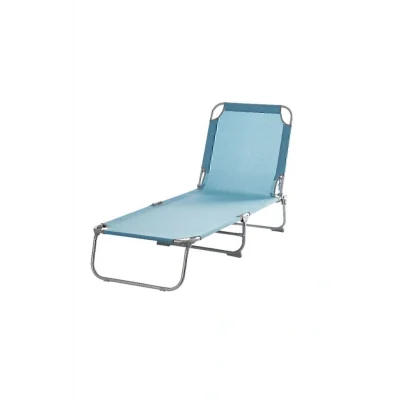Genel Ürün Katlanabilir Şezlong Su-mavisi