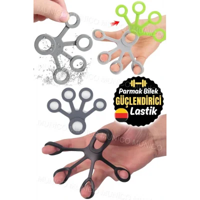 Genel Ürün Parmak Kol Güçlendirici Kavrama Direnç Bandı Gerginlik Kol Damar Çıkartıcı Terapi Kavrama Güçlendir