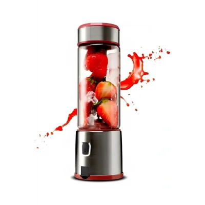 AGLpazarlama Şarjlı Blender 450 Ml Paslanmaz Blender Buz Kırıcılı Blender Buz Kırıcılı Smooth