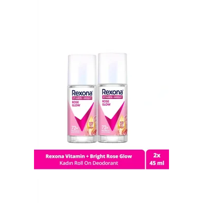 Genel Ürün Vitamin Bright Kadın Roll On Deodorant Rose Glow 45 ml X2