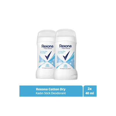Genel Ürün Kadın Stick Deodorant Cotton Dry 40 ml X2