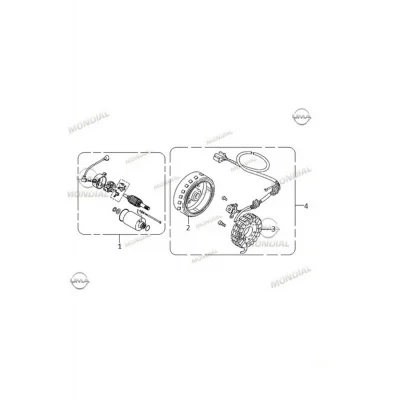 Genel Ürün Buccaneer 250İ Marş Motoru Orj