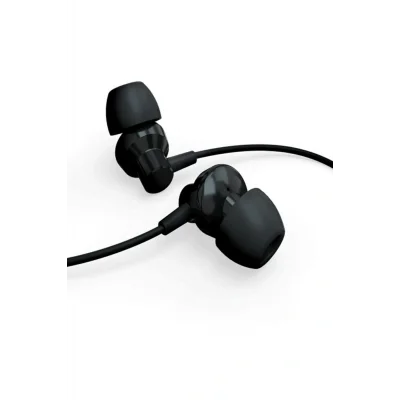 Genel Ürün K15 Metal Handsfree Stereo Kulakiçi Extra Bass Kulaklık Siyah