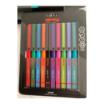 Genel Ürün 10 Renk Keçe Uçlu Fineliner Kalem