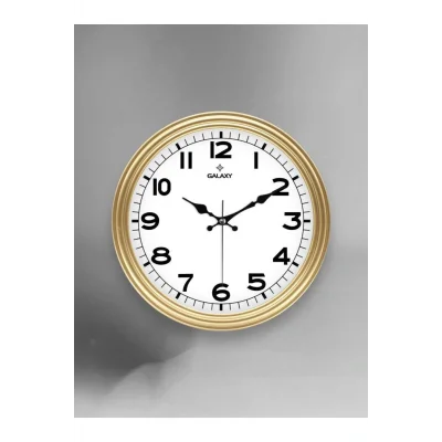 Kol Saati 200-A Klasik Kadran Gold Renk Sessiz Akar 30 cm Duvar Saati