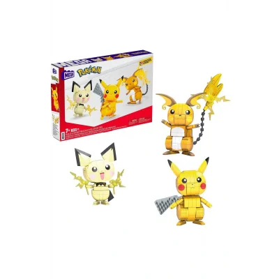 Genel Ürün Gyh06 Mega™ Pokémon™ Pikachu Dönüşüm 3lüsü 621 Parça 7 Yaş