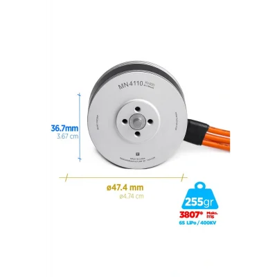 AGLpazarlama MN4110 400KV Brushless Fırçasız UAV Motor Multikopter Multi-rotor Quadcopter Hexacopter Dron