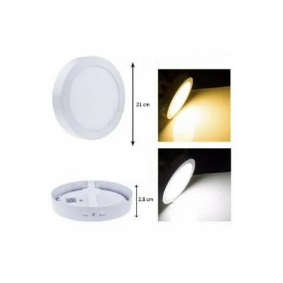 Genel Ürün Sıva Üstü Led Spot 25W Beyaz Yuvarlak 6500K CT-5271-B