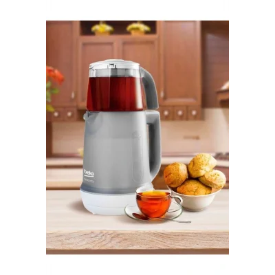 Genel Ürün 2211 Tea Party Çaycı- Cam Demlikli