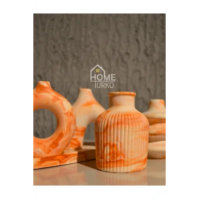 Biblo Beşli Süs Takım, Vazo,  Ev Dekorasyon ürünü, Hediyelik Ev Eşyası, Biblo Süs, Bohem Süsler, Biblo