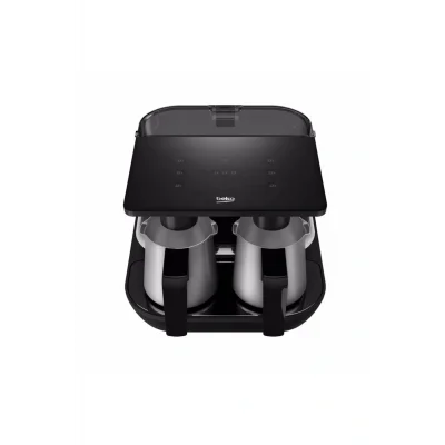 Genel Ürün YENİ Tkm 8961 A Keyf Antrasit Çelik İkili Türk Kahve Makinesi , 6 Fincan + 2 YIL GARANTİ