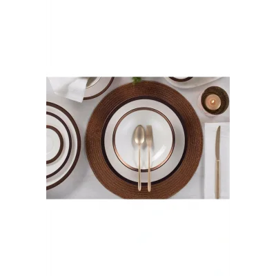Genel Ürün Copper Line 27 Parça 6 Kişilik Yemek Takımı