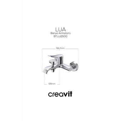 Genel Ürün Lua Krom Şelale Banyo Bataryası Lu2500