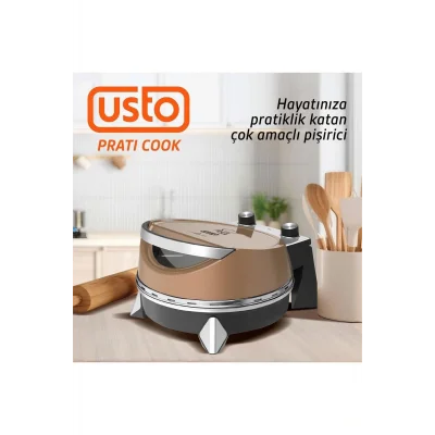 Genel Ürün 2860 Prati Cook Çok Amaçlı Pişirici Bronz